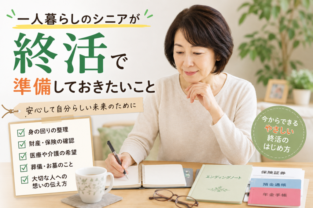 ブログを書いている女性